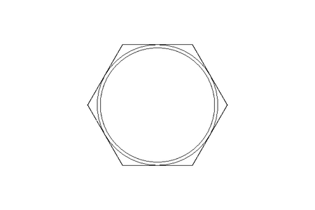 Ecrou borgne hexagonal M12 A2 DIN1587