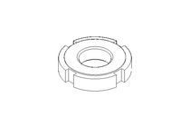 开槽螺母 M16x1,5 ST DIN1804