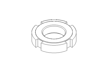 Écrou à encoches M20x1,5 A2 DIN1804