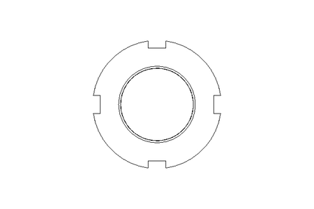 Nutmutter M30x1,5 A2 DIN1804