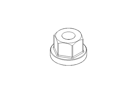 Tuerca hex. alta con res. M8 ST DIN6331