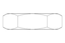 Hexagon nut M8x0.75 St-Zn ISO8675