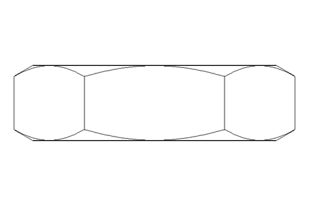 Hexagon nut M8x0.75 St-Zn ISO8675