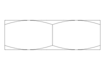 Hexagon nut M8x0.75 St-Zn ISO8675