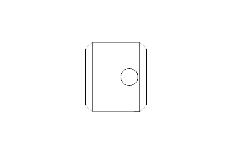 Threaded bush M5x7 St-Zn