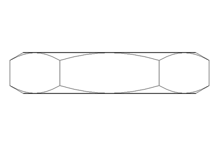 Hexagon nut M12x1 A2