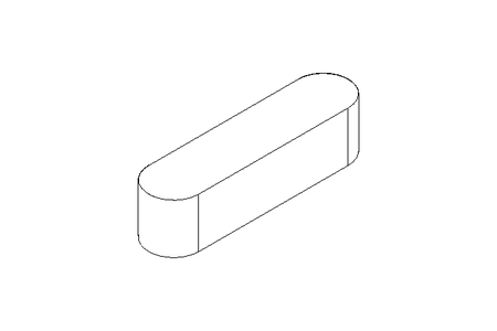 Passfeder DIN6885-1 A 16x4x4 1.4571