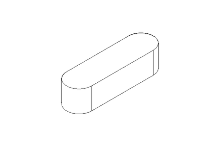 Passfeder DIN6885-1 A 28x8x7 1.0503+CR