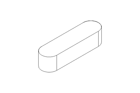 Chaveta DIN6885-1 A 30x8x7 1.4571