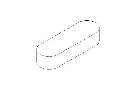 Chaveta DIN6885-1 A 50x16x10 1.4571