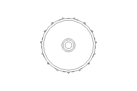 ROLLER   D=80X3/2KR    EL=1140