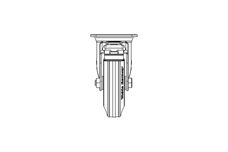 Roulette pivotante 125x37 385kg