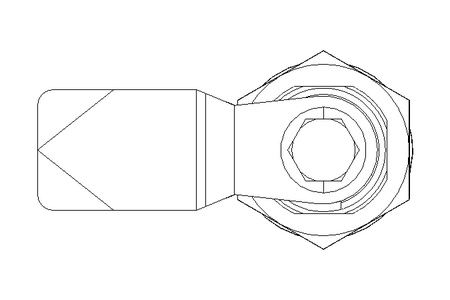 Drehriegel mit Zunge H20