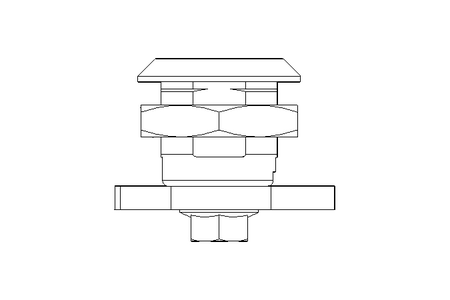 Drehriegel mit Zunge H22