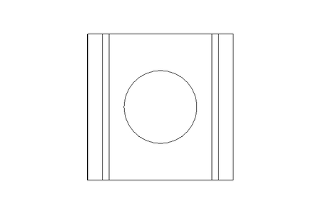 Washer for U-beam 11 St-Zn DIN434