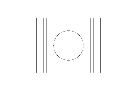 Washer for U-beam 14 St-Zn DIN434