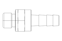 Gewindetülle G 1/8" DN 6 1.4401