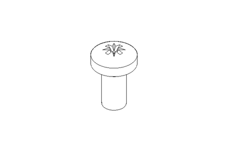 Fillister head screw M5x10 A2 ISO7045