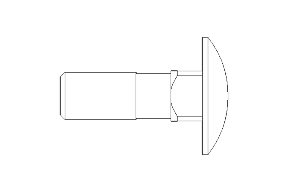 Flachrundschraube M10x30 DIN603