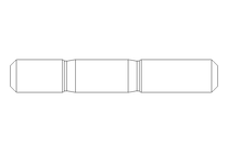 Stud bolt M8x35 DIN835-ZnNi/T2/720h