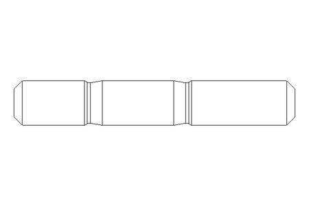 Stud bolt M8x35 DIN835-ZnNi/T2/720h