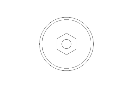 Parafuso M18x1,5 A2 DIN 908