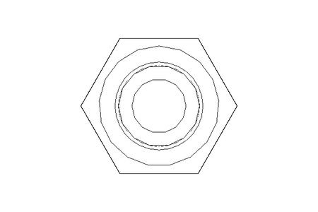 Hexagon screw M6x150 A2 70 ISO4014