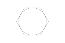 Hexagon screw M20x110 8.8 ISO4014