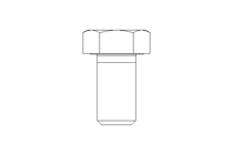Hexagon screw M27x50 8.8 ISO4017