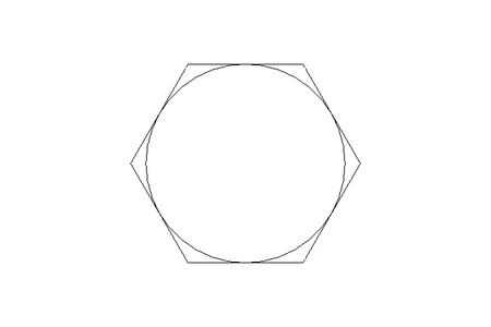 Hexagon screw M4x12 A2 70 ISO4017