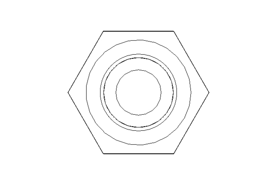Hexagon screw M4x40 A2 70 ISO4017