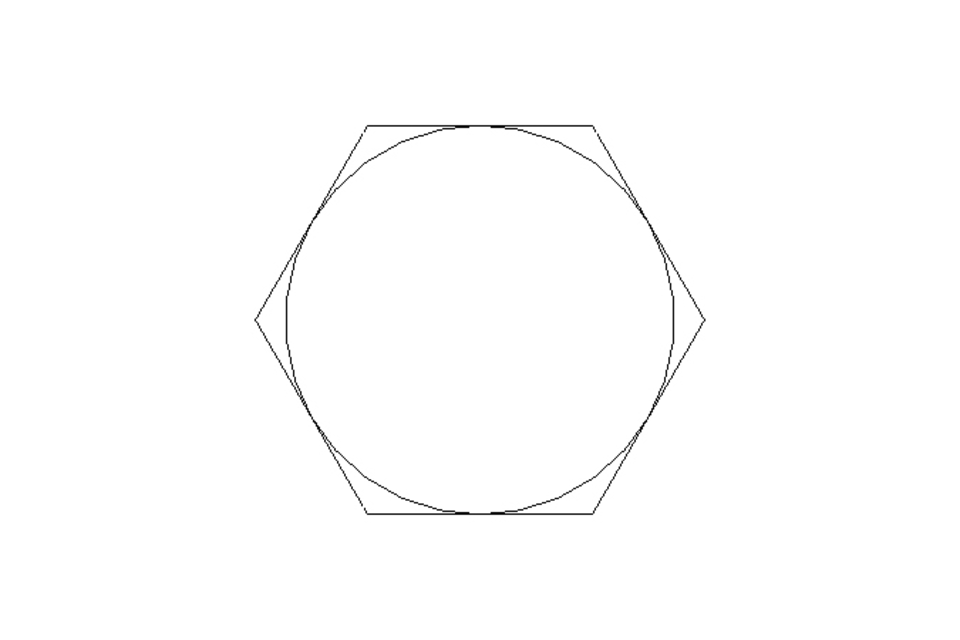 Hexagon screw M6x40 A2 70 ISO4017