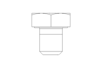 Hexagon screw M10x12 8.8 ISO4017