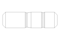 Stud bolt M10x25 A2 DIN938