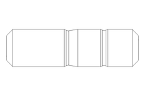 Stiftschraube M12x30 DIN938-ZnNi/T2/720h