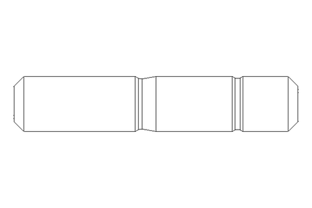 Goujon fileté M10x40 A2 DIN939