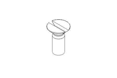 Countersunk head screw M4x10 A2 ISO2009