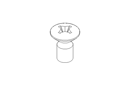 Senkschraube ISO7047 M3x6 A2