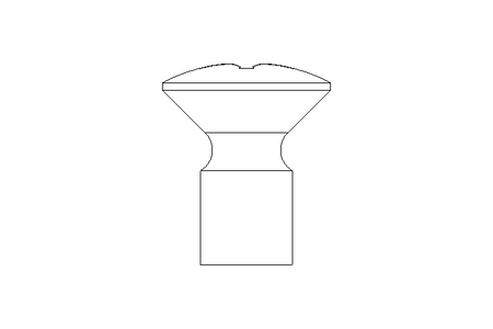 Senkschraube ISO7047 M3x6 A2