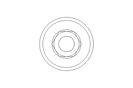 Vis cyl. M5x25 A2 70 DIN6912