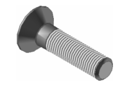 Countersunk head screw M4x16 A2 50