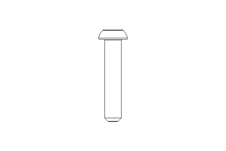 Flat head screw M12x60 ISO7380