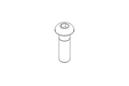 Flachkopfschraube M6x20 A2 ISO7380