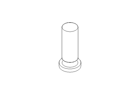 Gewindebolzen M4x12 A2 DIN 32501