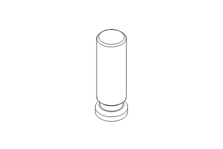 Gewindebolzen M 8X25 A2 D32501