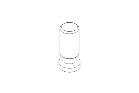 Threaded bolt MR M6x15 A2 DIN 32500