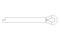 Cotter pin ISO1234 3.2x25 St