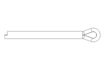 Cotter pin ISO1234 6.3x63 A2