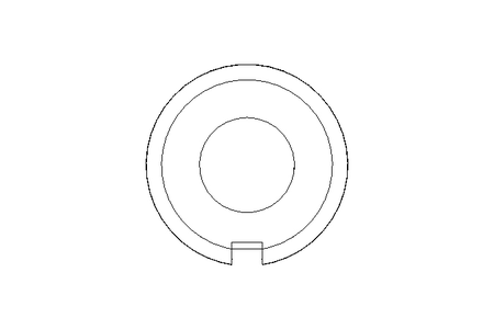 Sicherungsblech 17 St-Zn DIN432