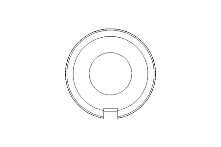 Sicherungsblech 17 St-Zn DIN432